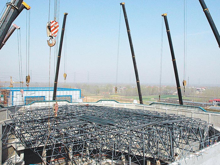 七台河网架高空滑移法